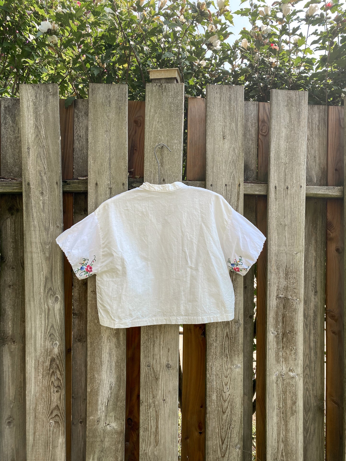 Upcycled Embroidered Blouse