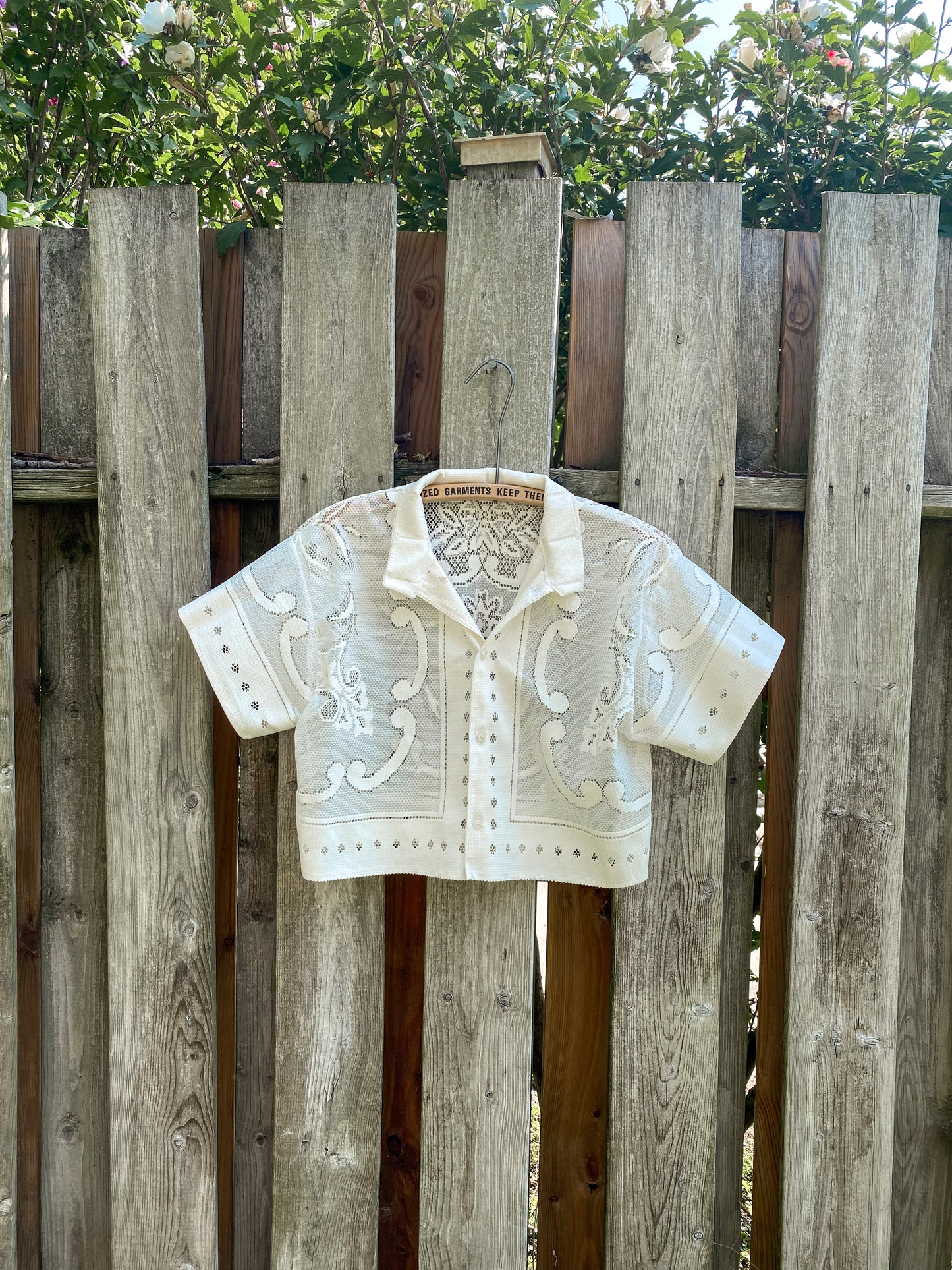 Upcycled Lace Blouse