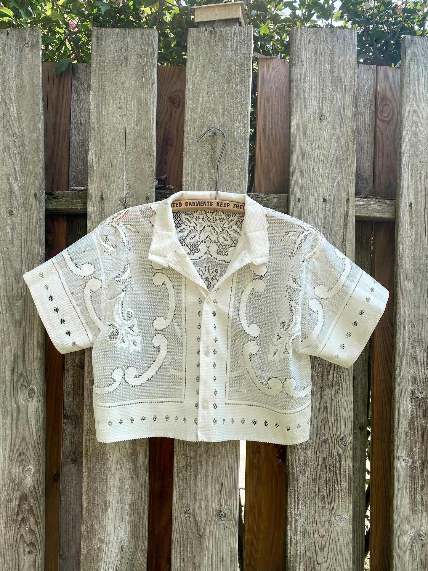 Upcycled Lace Blouse