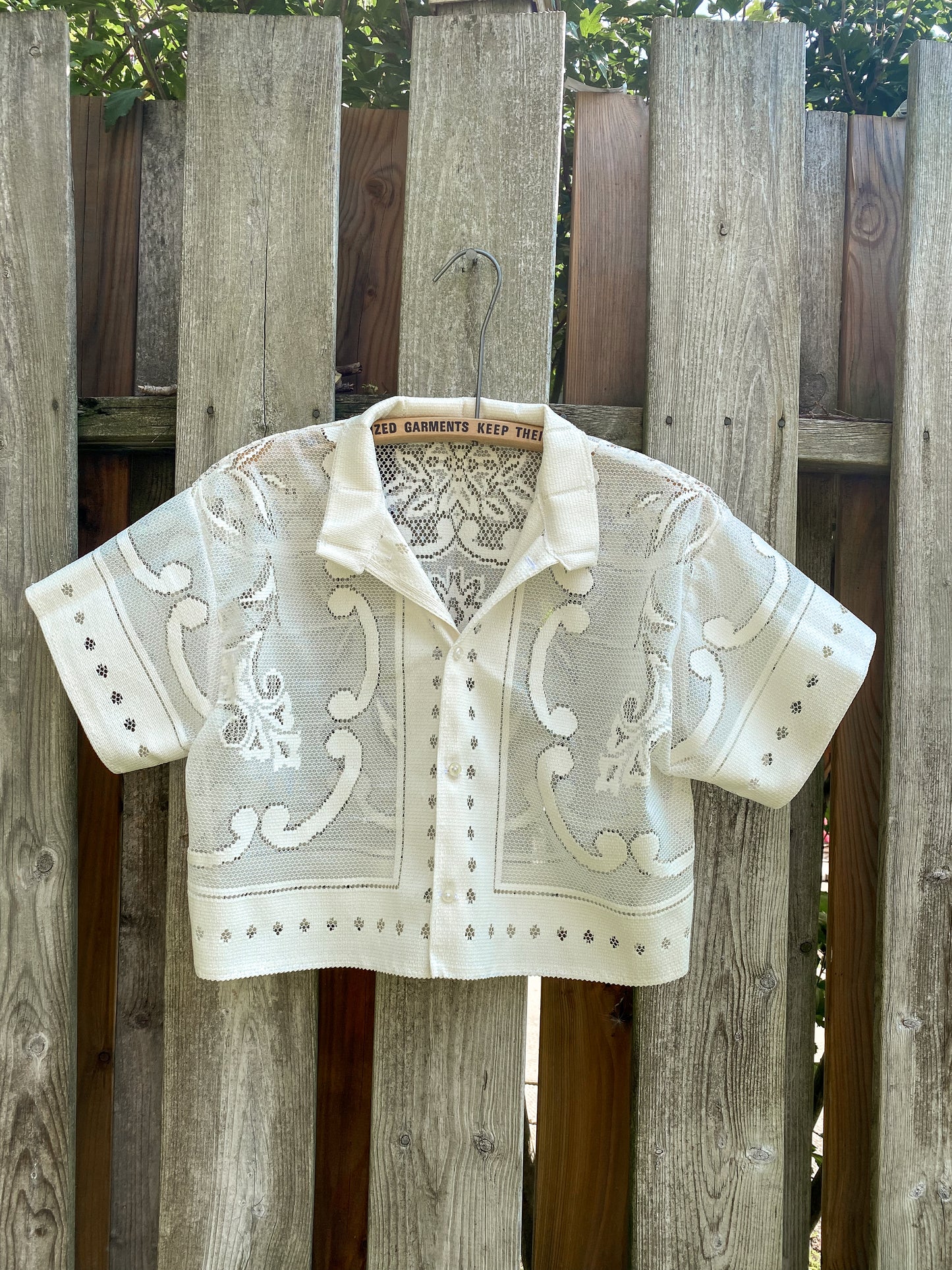 Upcycled Lace Blouse