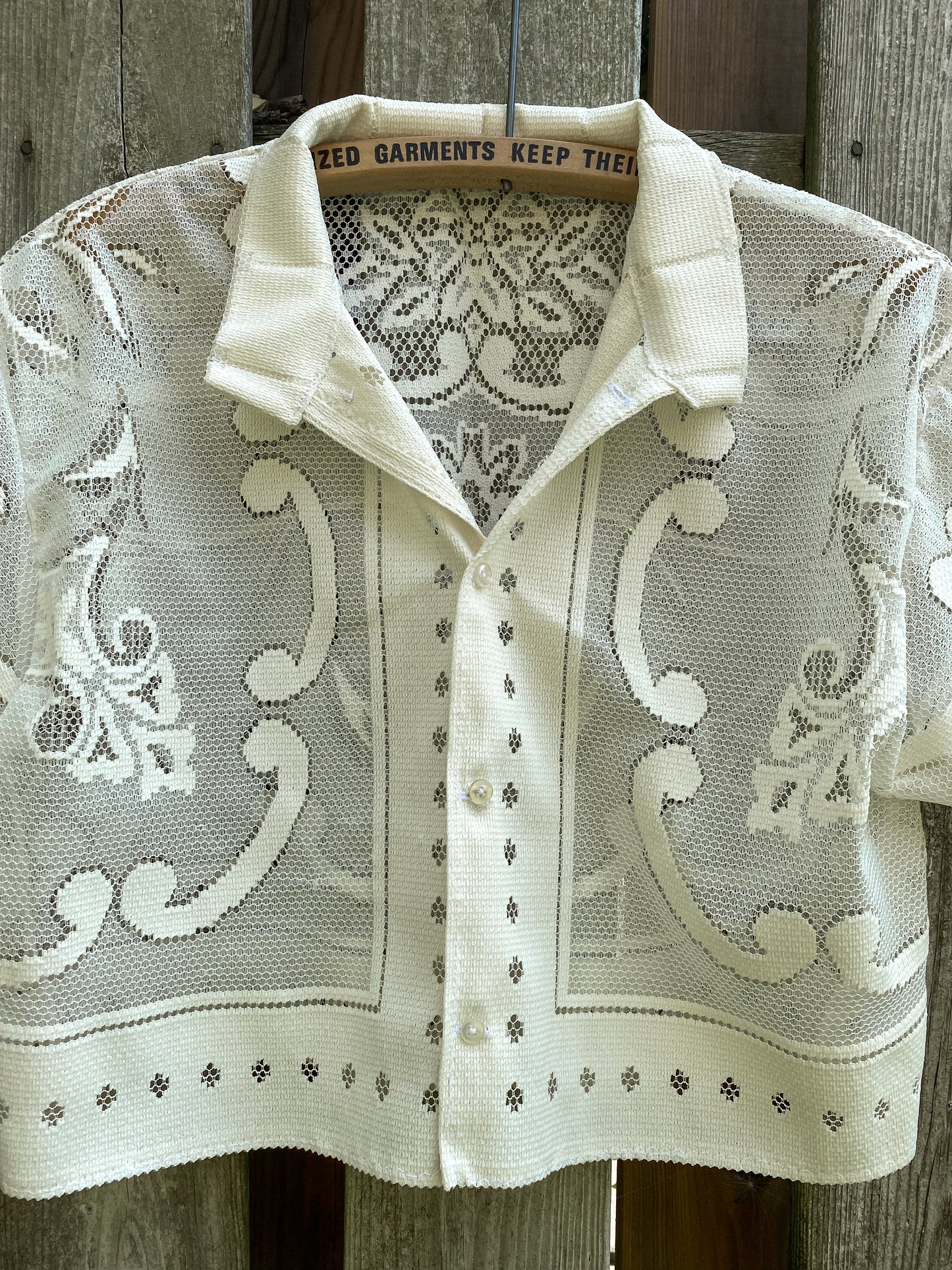 Upcycled Lace Blouse