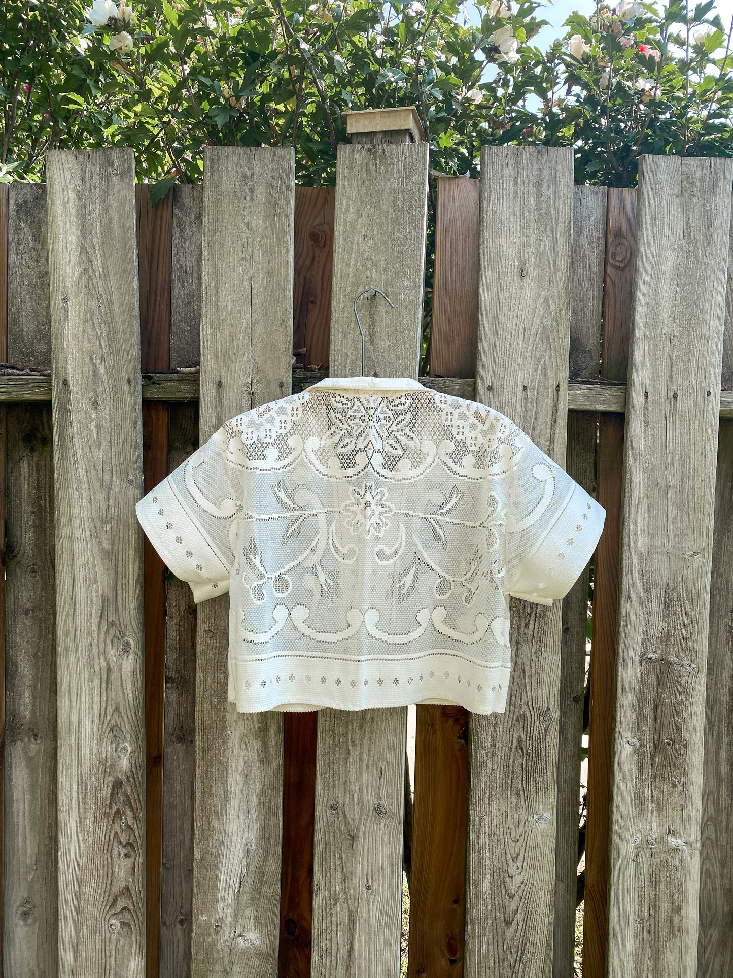 Upcycled Lace Blouse