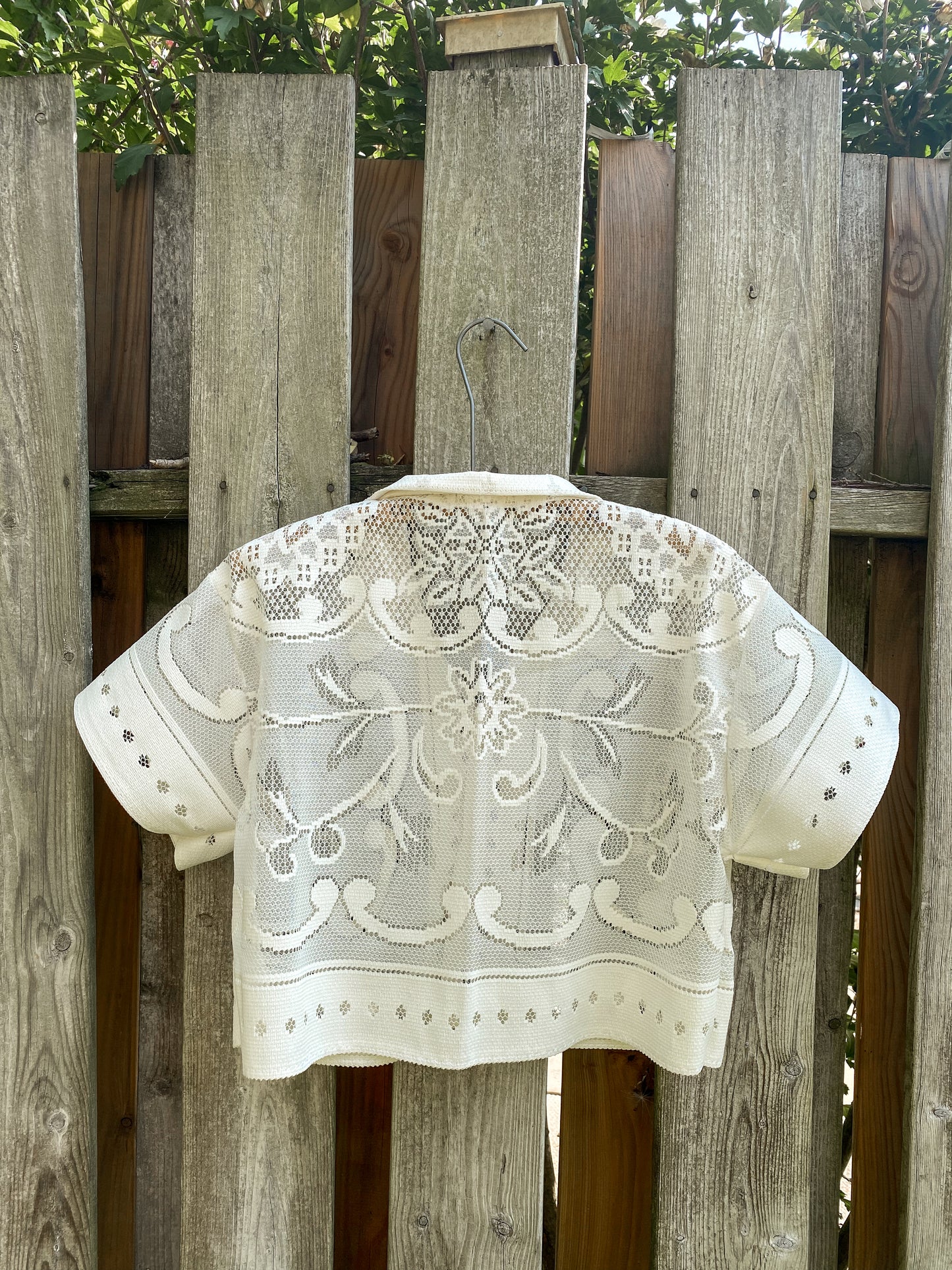 Upcycled Lace Blouse