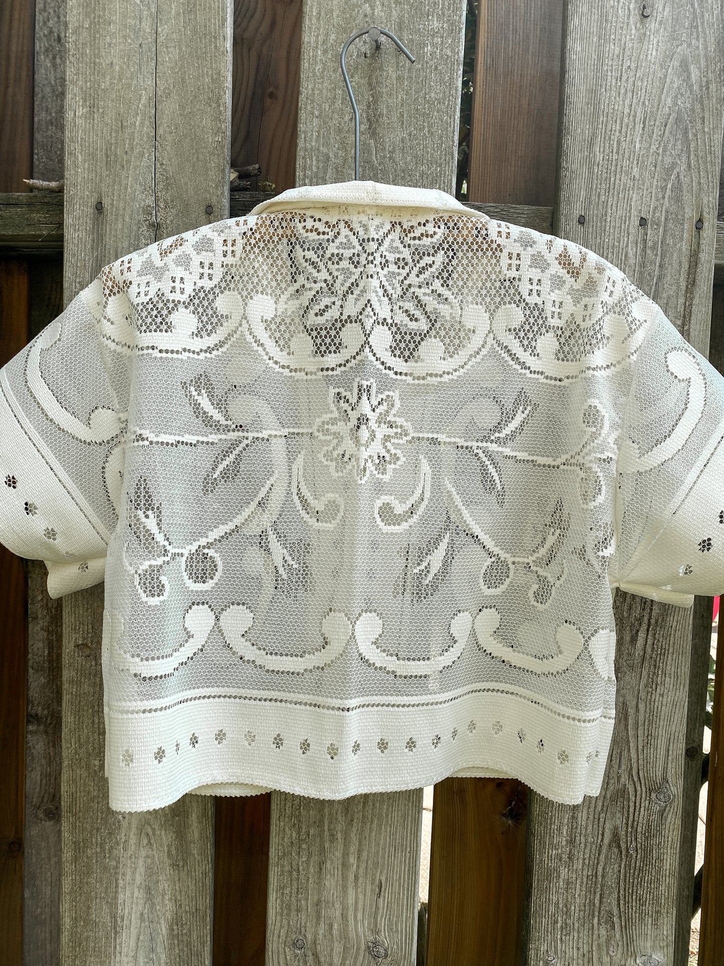 Upcycled Lace Blouse