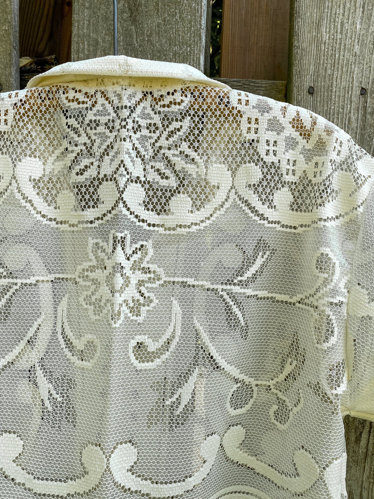 Upcycled Lace Blouse