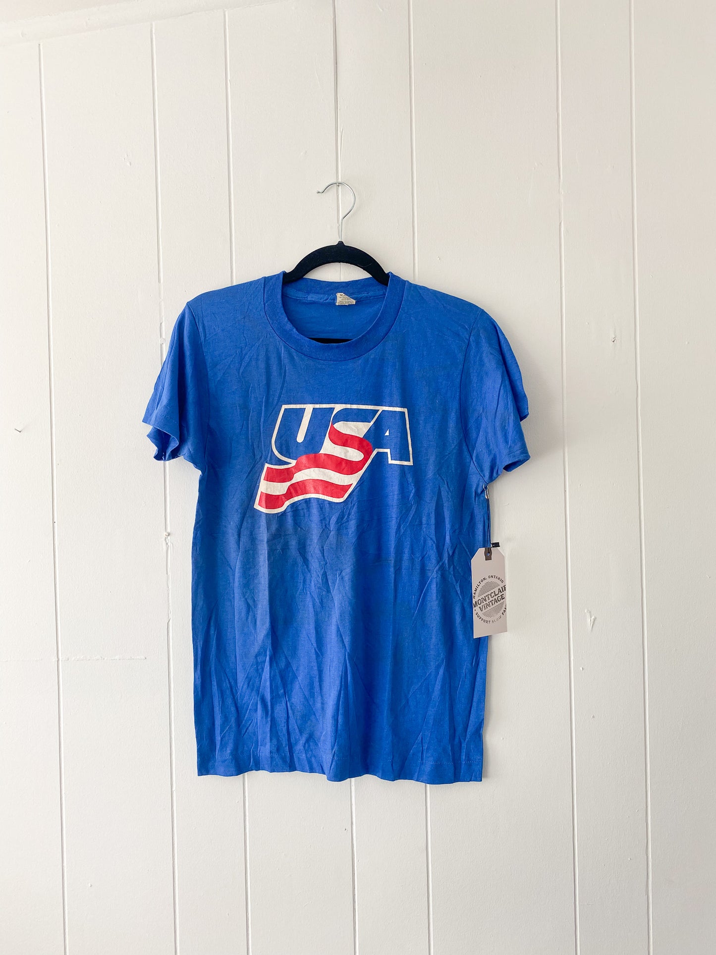 1980s Team USA Hockey Single Stitch Tee