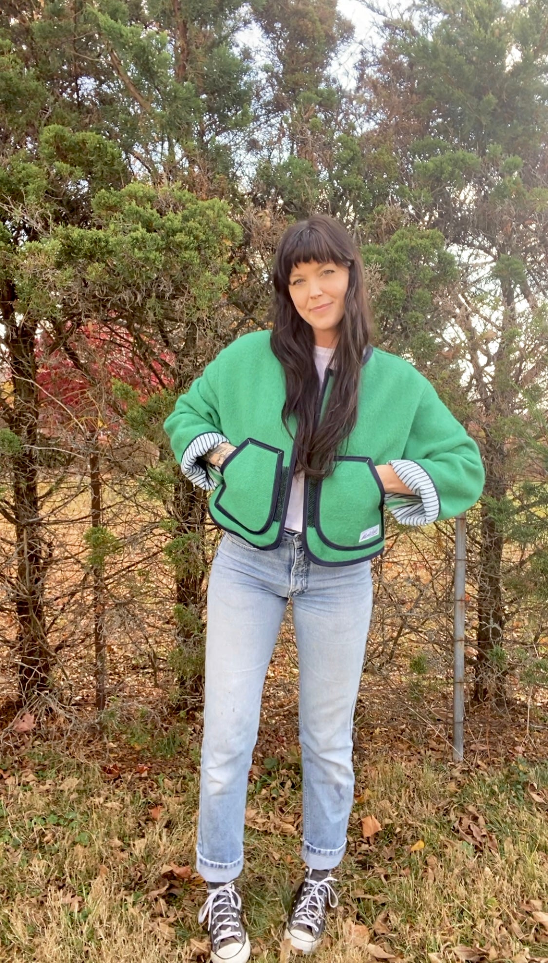 Upcycled Wool Blend Jacket