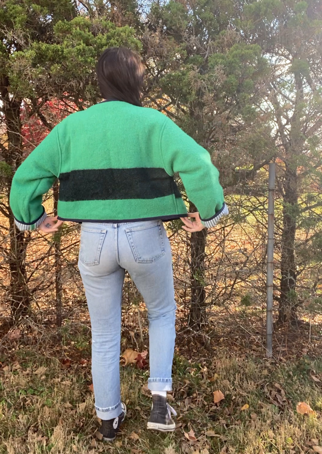 Upcycled Wool Blend Jacket