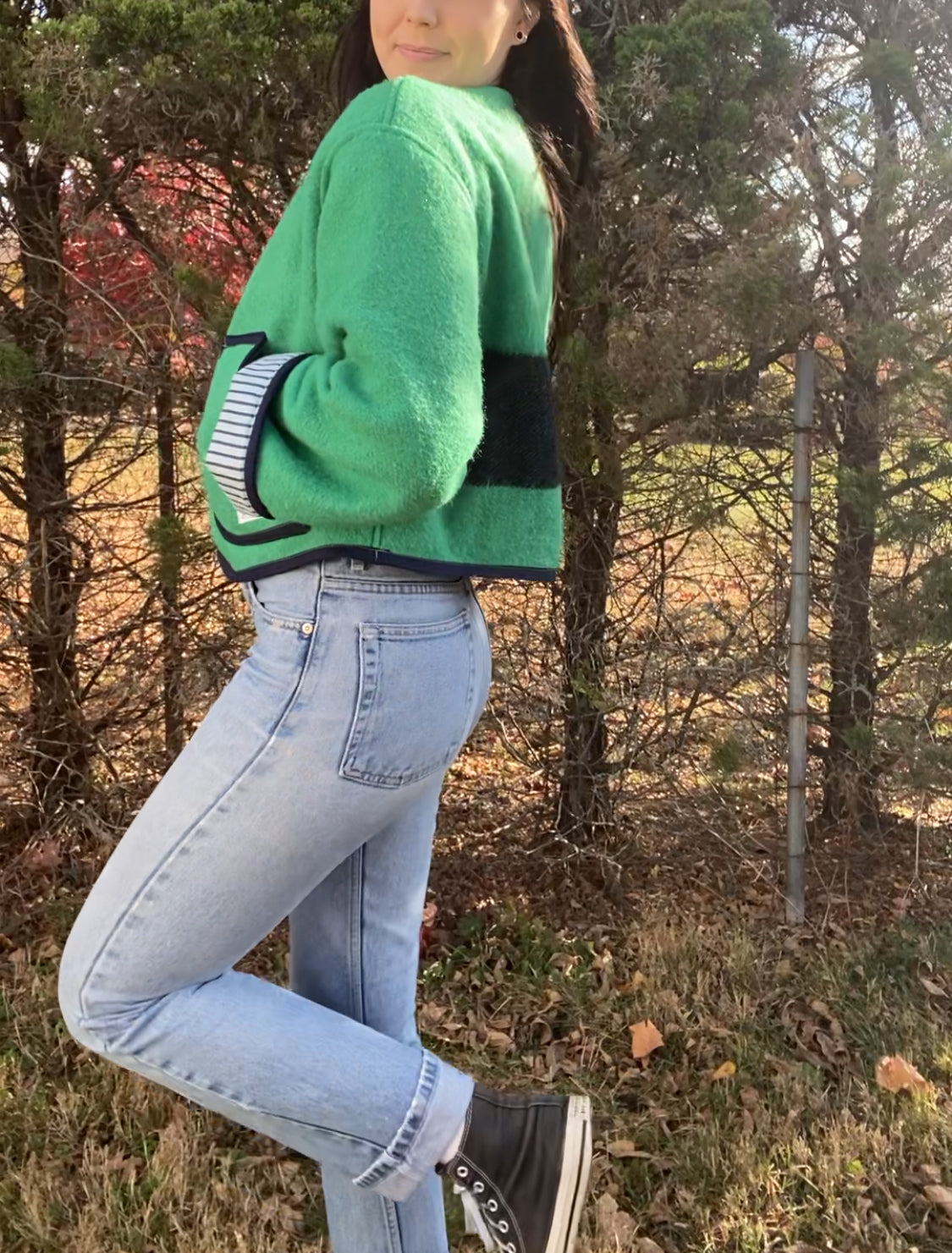 Upcycled Wool Blend Jacket