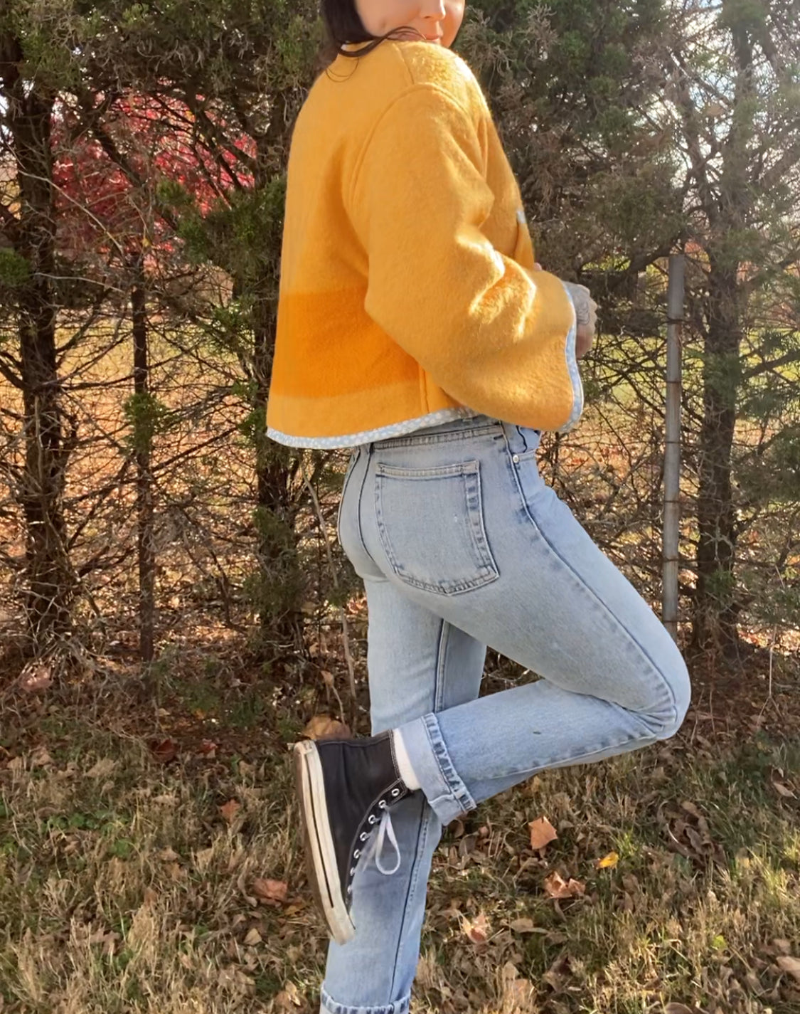 Upcycled Wool Blend Jacket