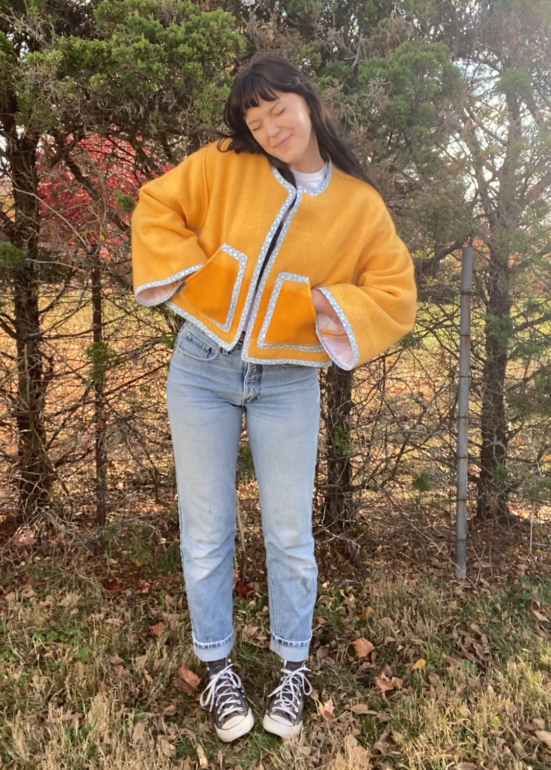 Upcycled Wool Blend Jacket