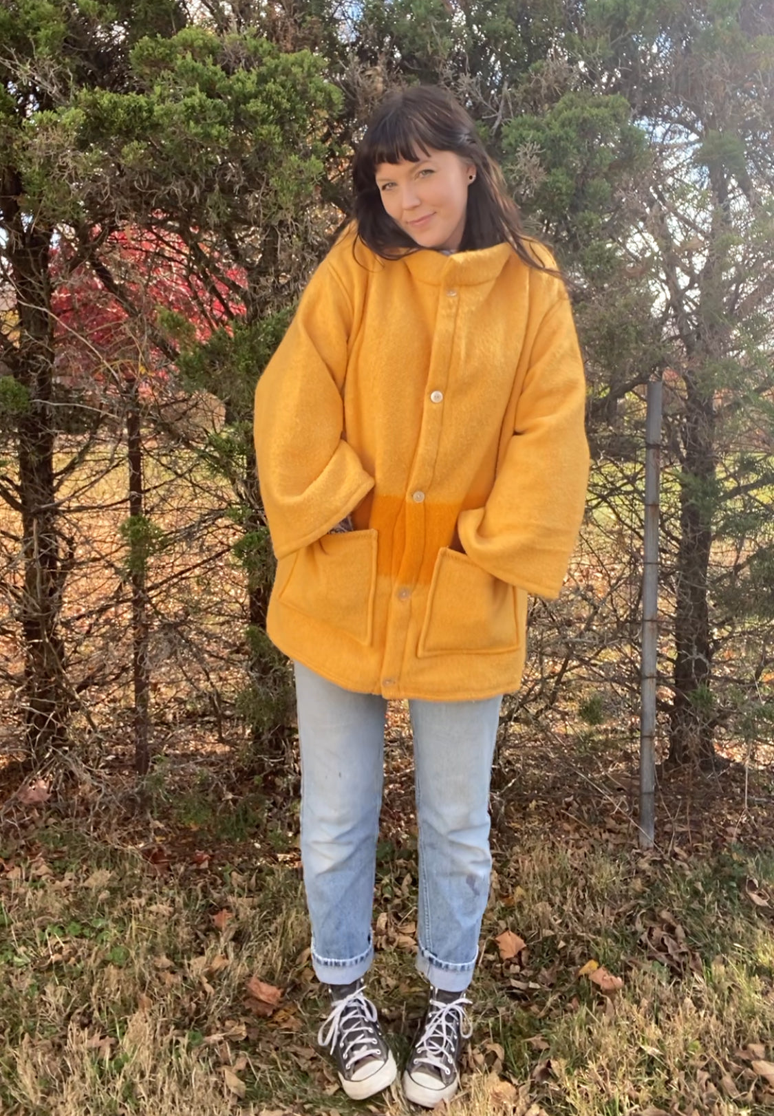 Upcycled Wool Blend Jacket