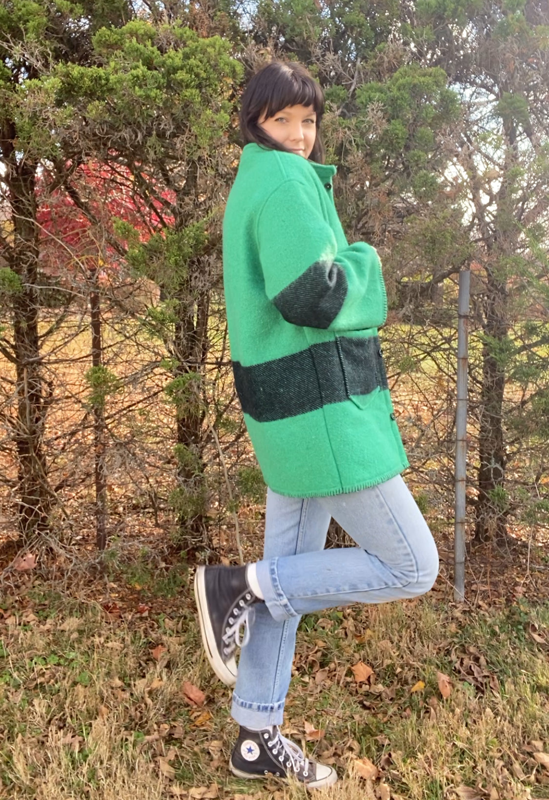 Upcycled Wool Blend Jacket