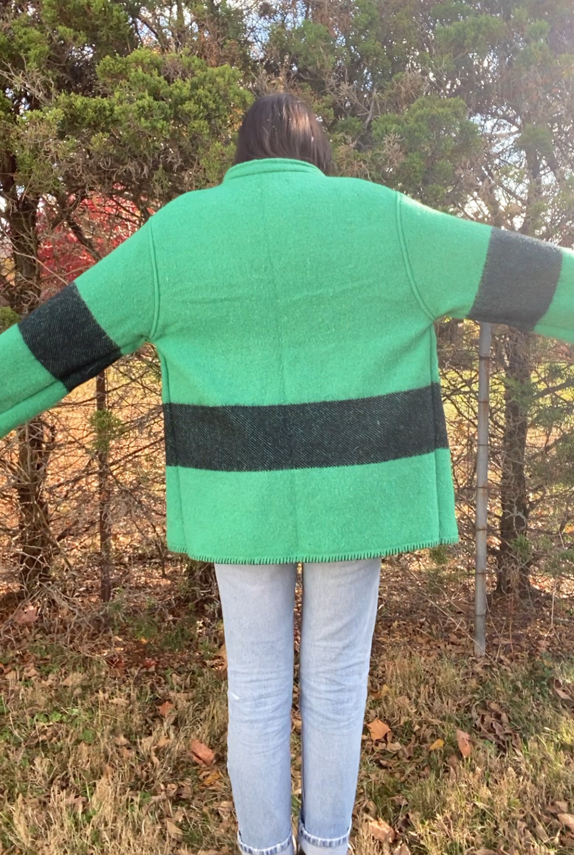 Upcycled Wool Blend Jacket