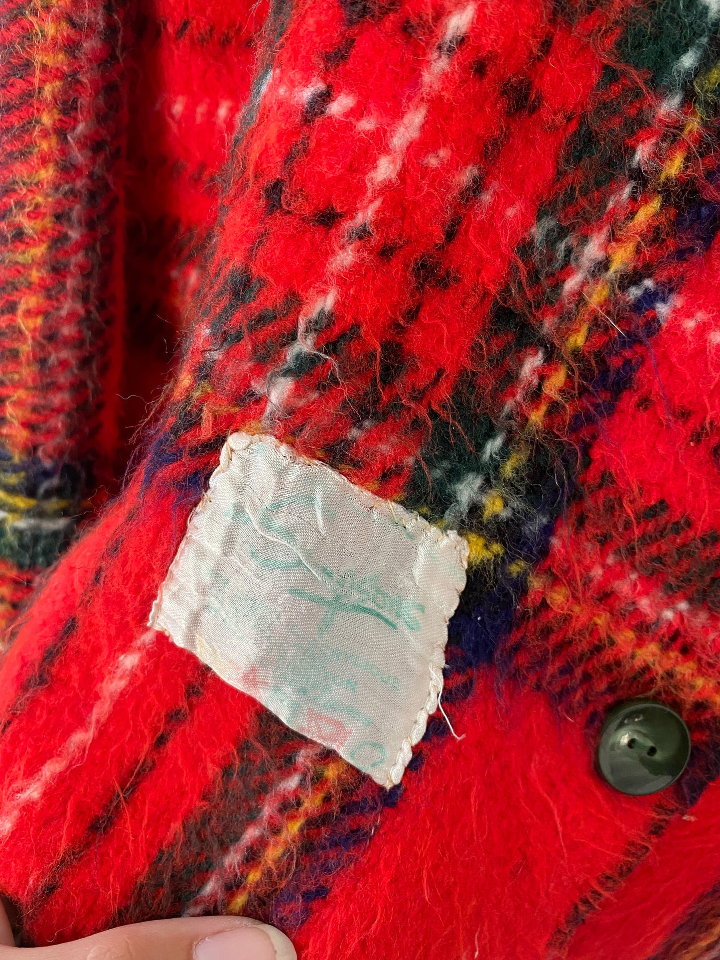 Upcycled Vintage Plaid Jacket
