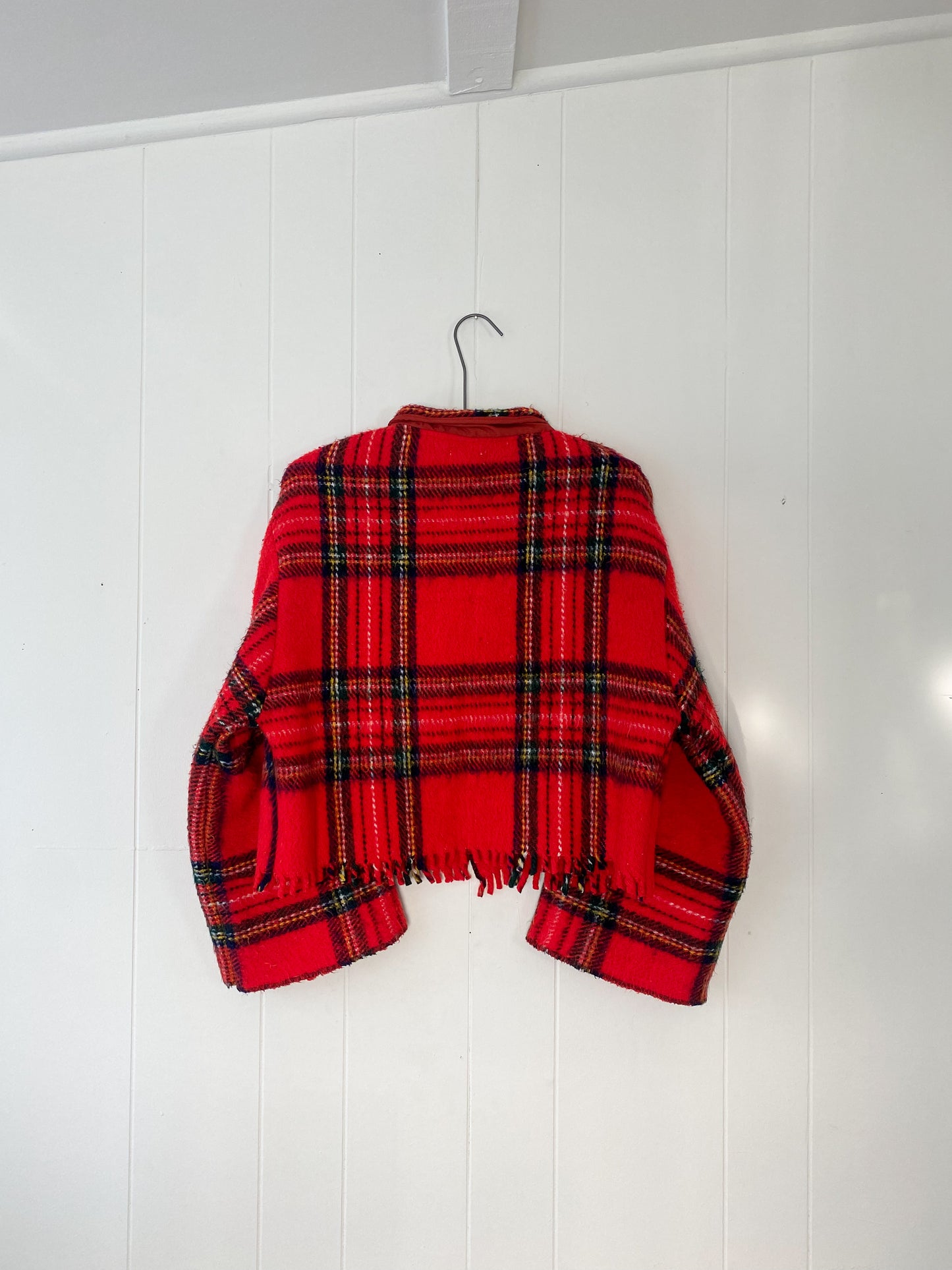 Upcycled Vintage Plaid Jacket