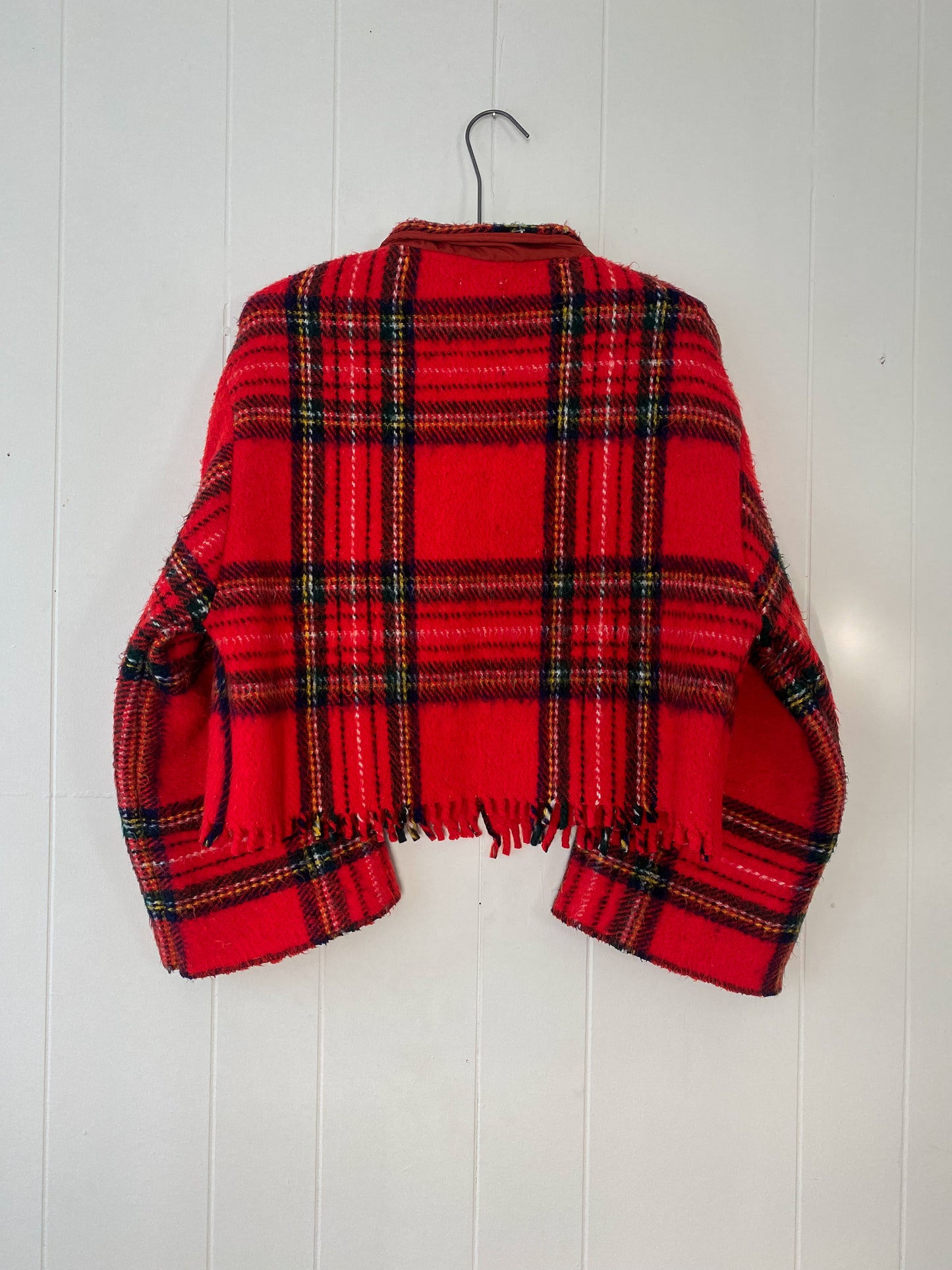 Upcycled Vintage Plaid Jacket