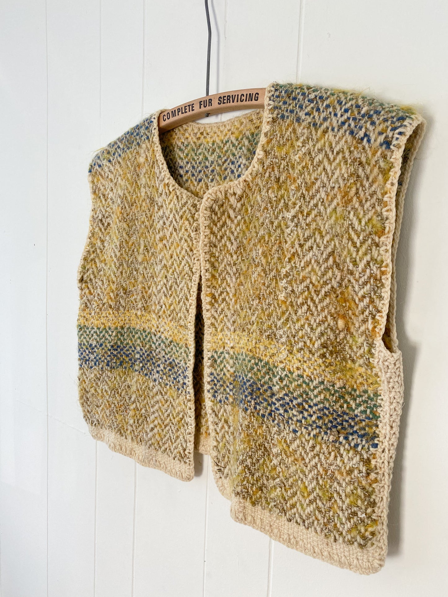 Vintage Hand-Knit Vest