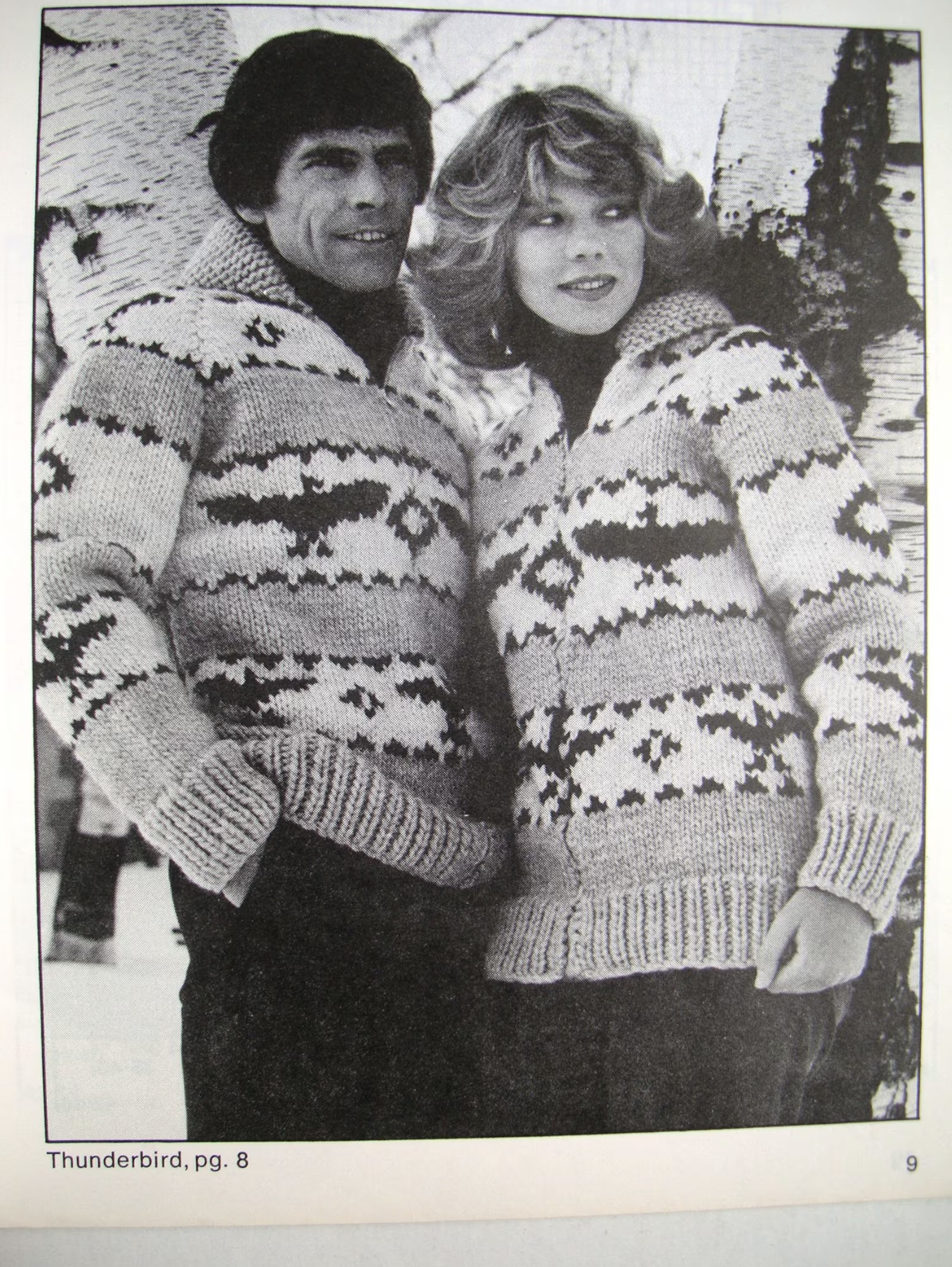 M/L 1980s Hand Knit Cardigan