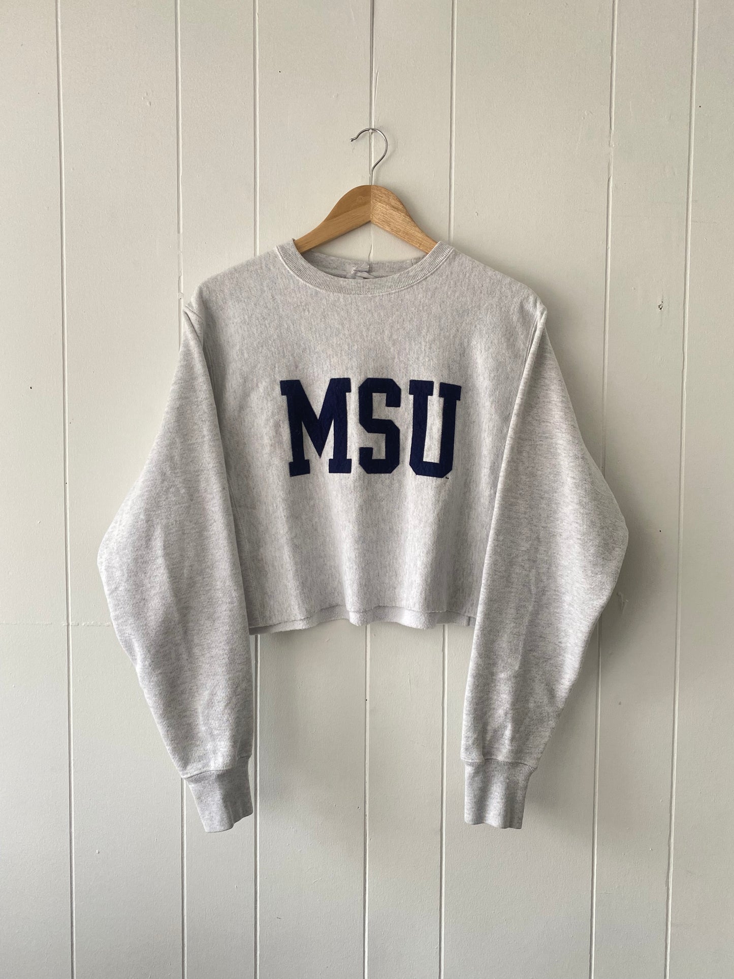 Vintage MSU Cropped Crewneck