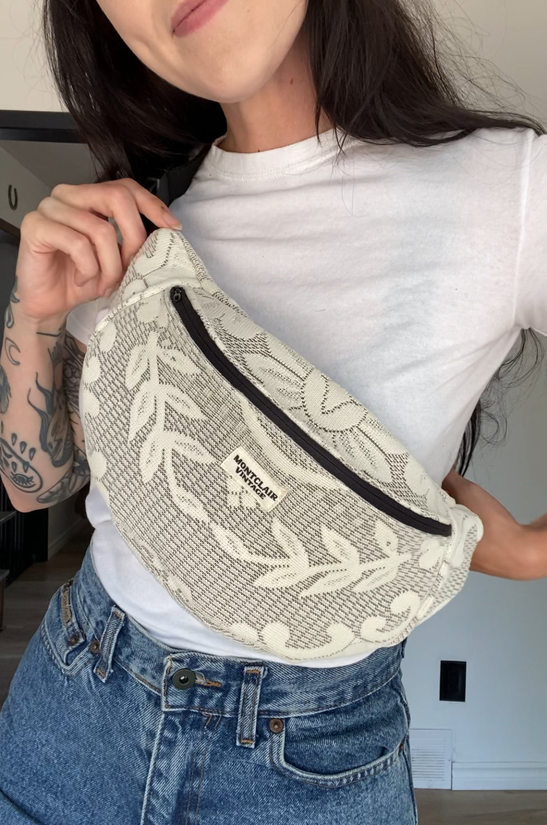 Upcycled Lace Fanny Pack