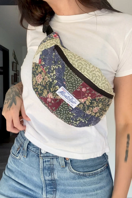 Upcycled Quilt Fanny Pack