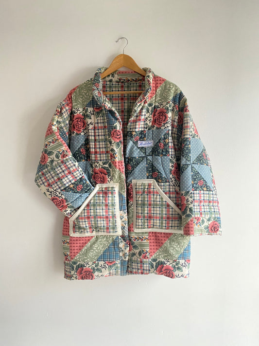 Upcycled Quilt Pattern Jacket