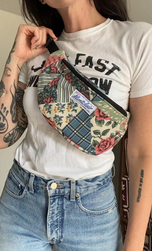 Upcycled Quilt Pattern Fanny Pack