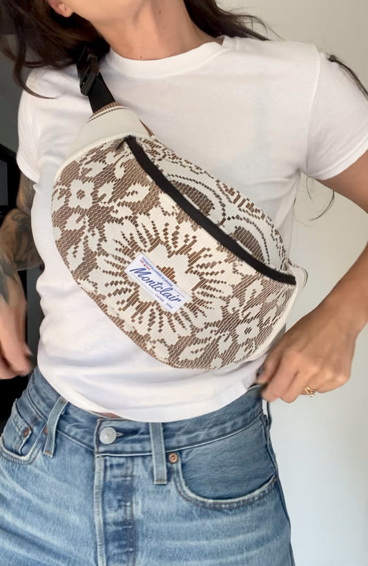 Upcycled Lace Fanny Pack