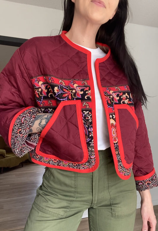 Upcycled Patterned Jacket