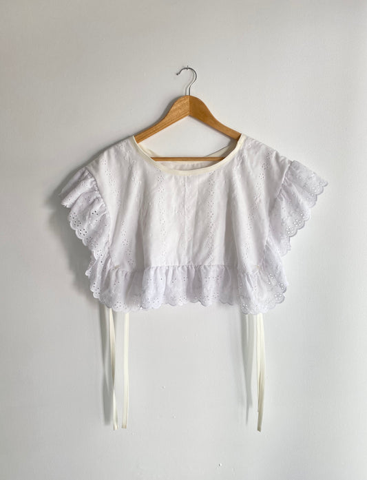 Upcycled Side-tie Vest II