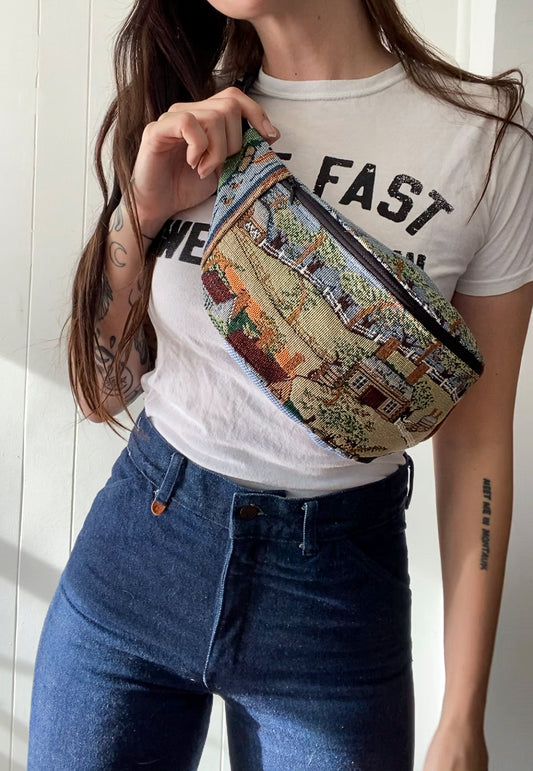 Upycled Village Fanny Pack