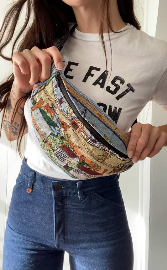 Upycled Village Fanny Pack