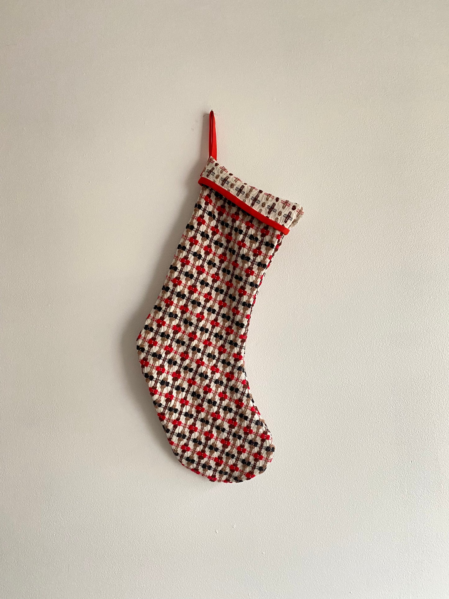 Upcycled Christmas Stocking