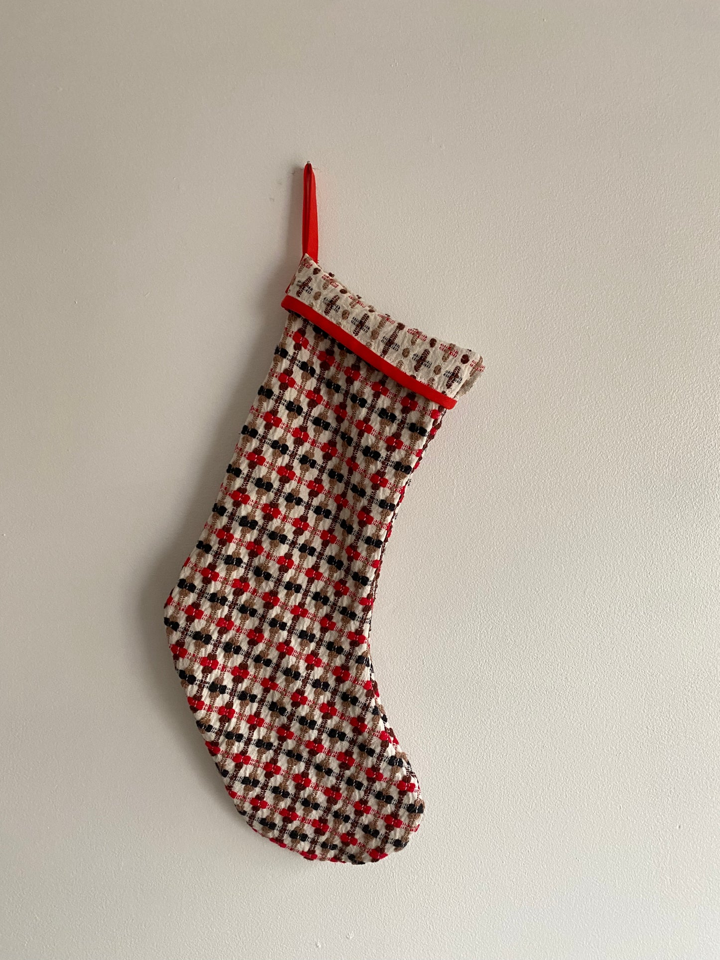 Upcycled Christmas Stocking