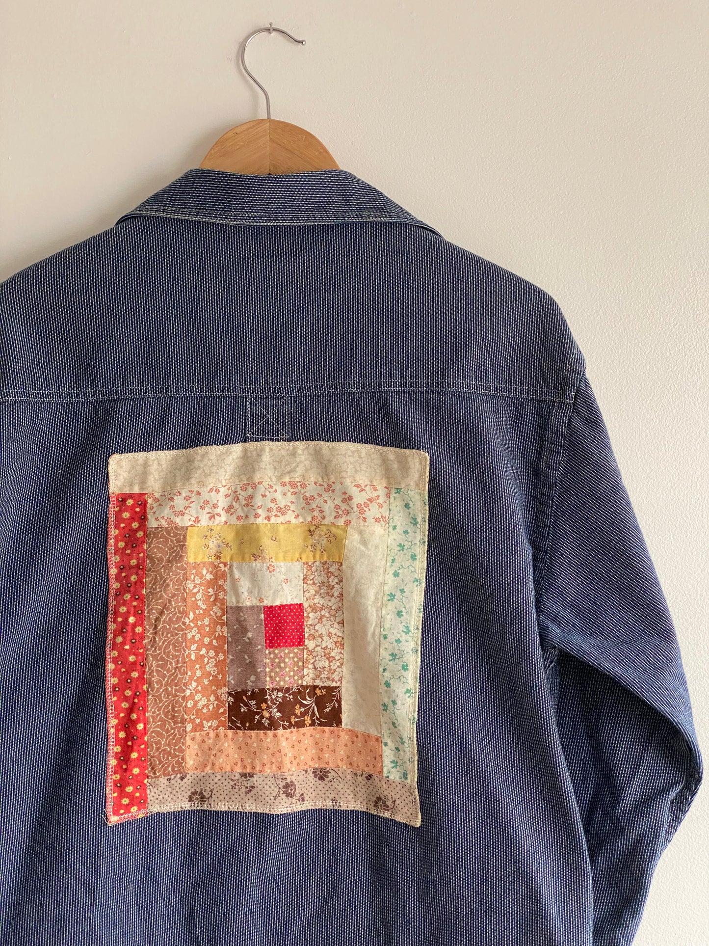 Vintage Quilt Block Button Down