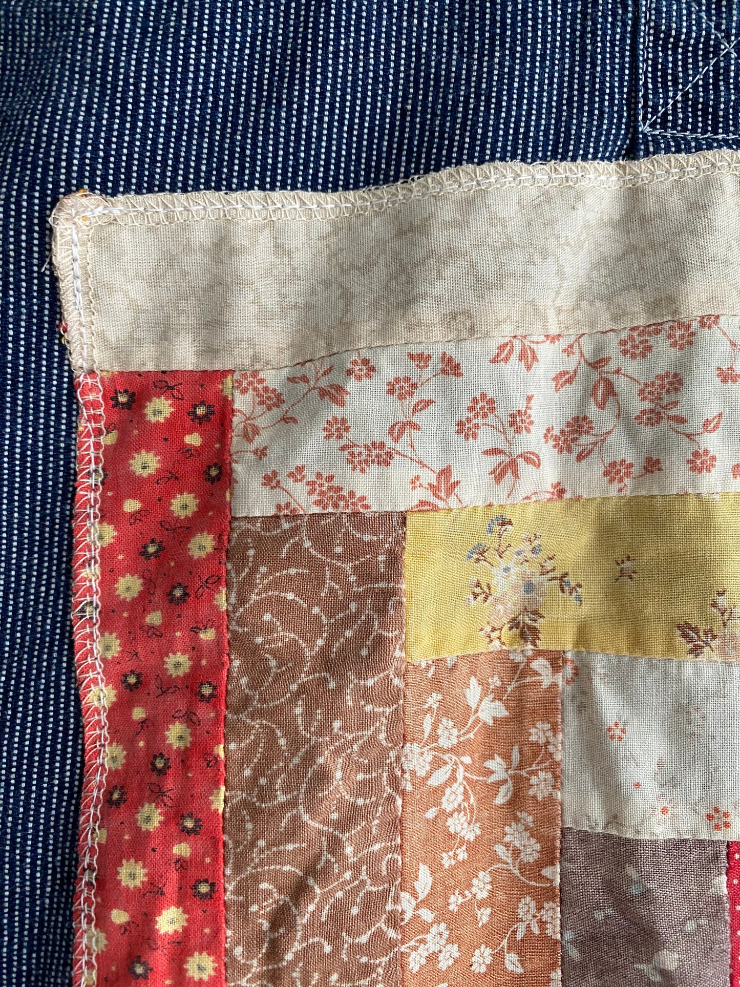 Vintage Quilt Block Button Down