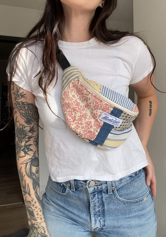 Upcycled Quilt Fanny Pack