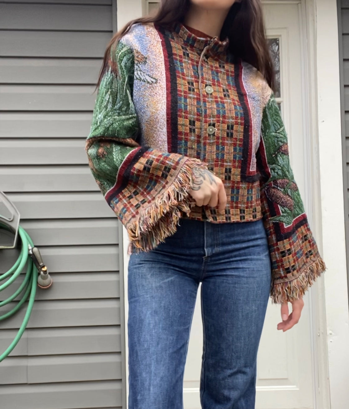 Upcycled Tapestry Jacket