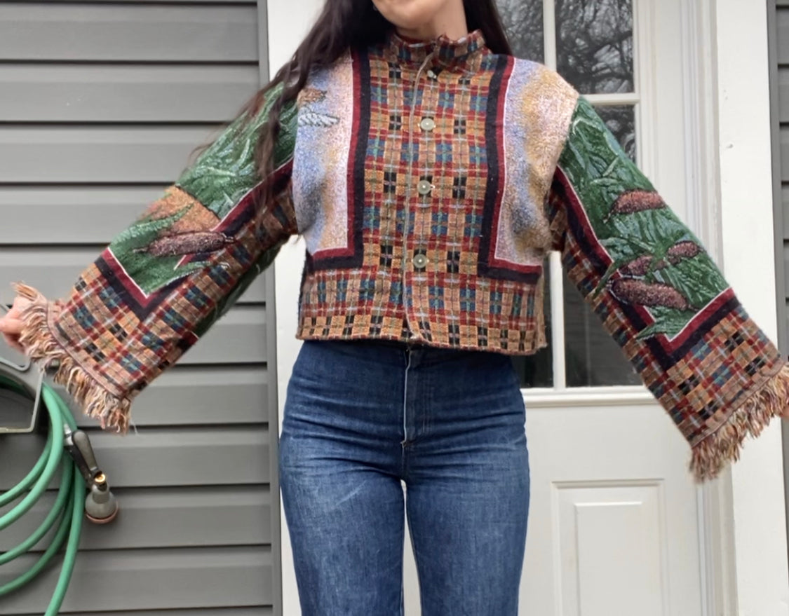 Upcycled Tapestry Jacket