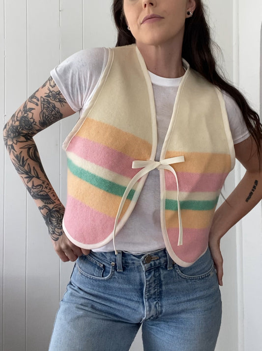 Upcycled Vintage Wool Vest