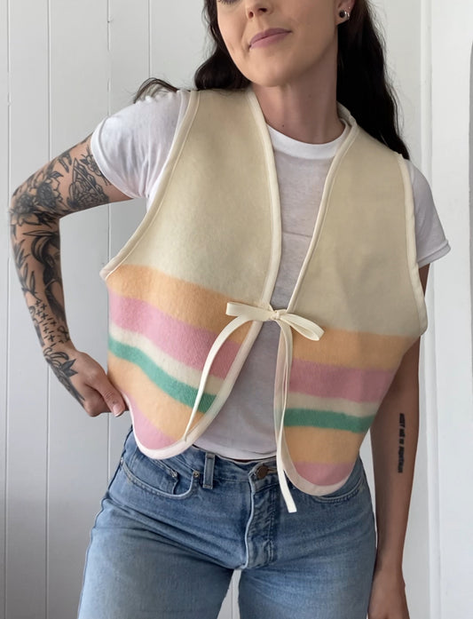 Upcycled Vintage Wool Vest