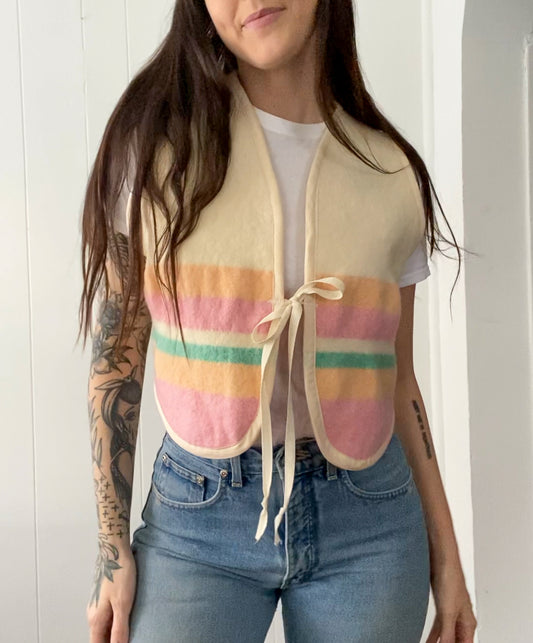 Upcycled Vintage Wool Vest