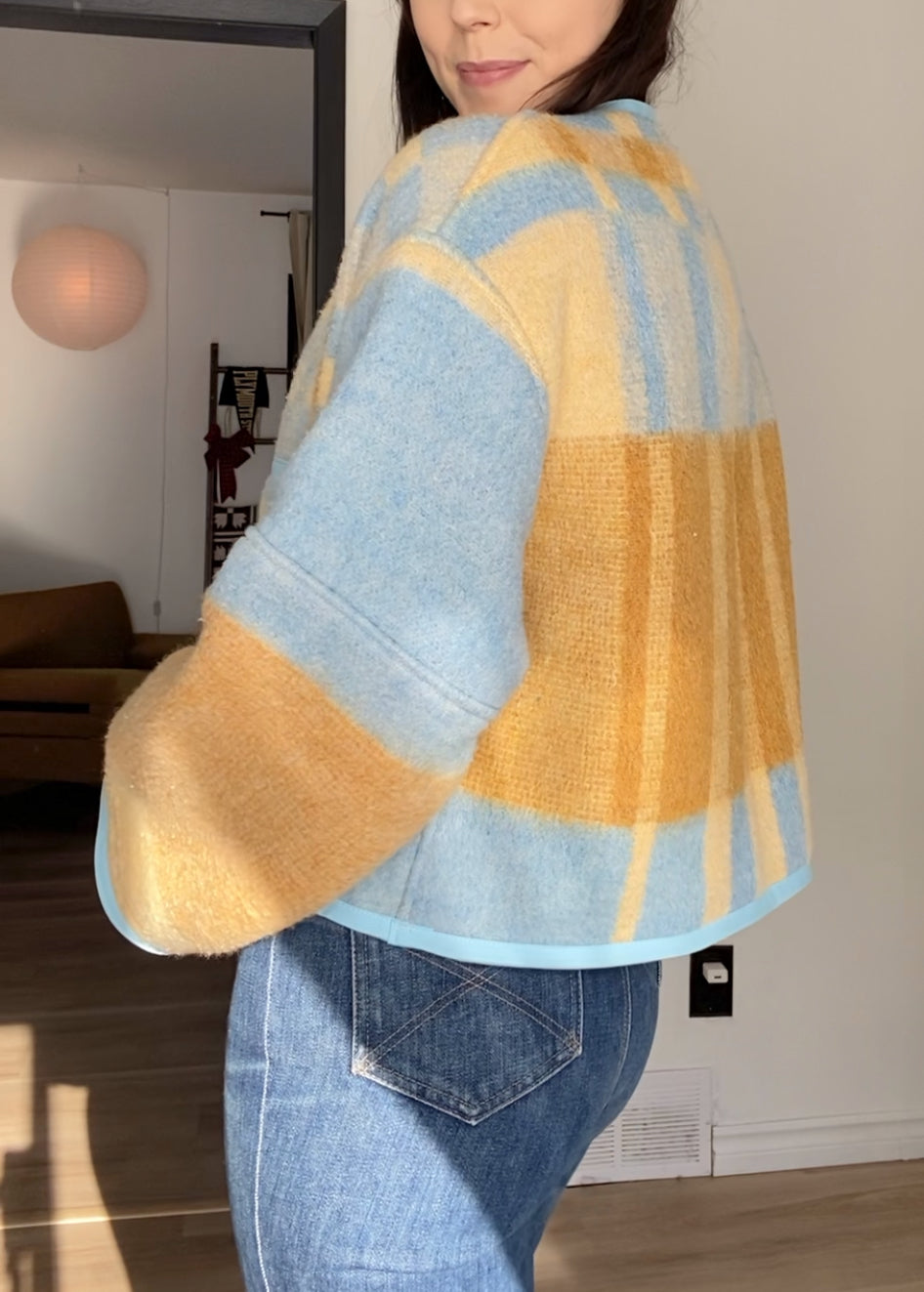 Upcycled Vintage Blanket Coat