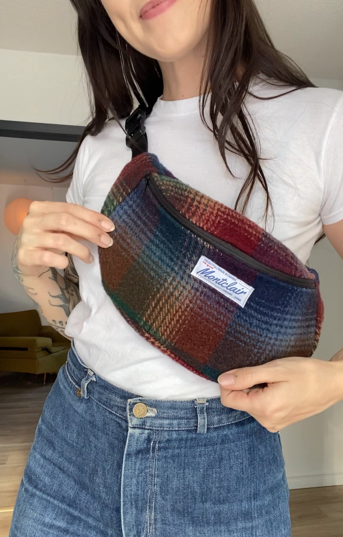 Upcycled Pendleton Wool Fanny Pack