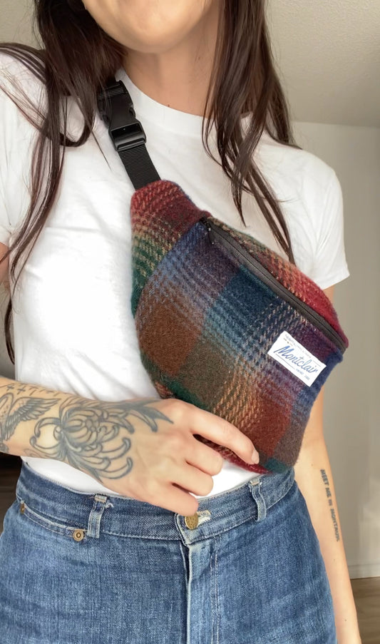 Upcycled Pendleton Wool Fanny Pack