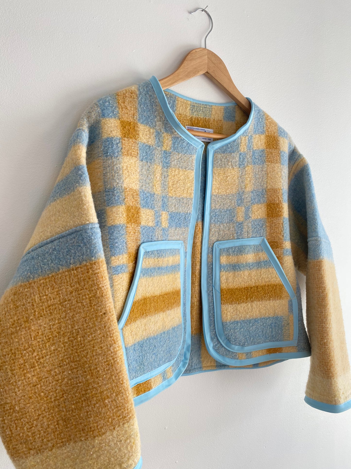 Upcycled Vintage Blanket Coat