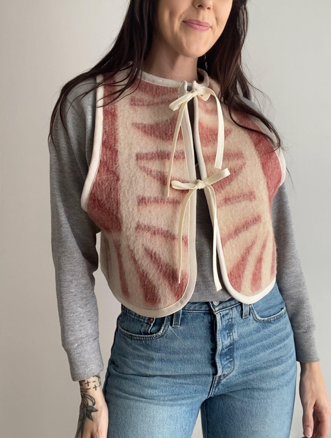 Upcycled Vintage Wool Vest