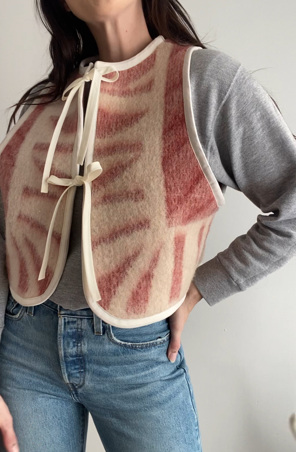 Upcycled Vintage Wool Vest