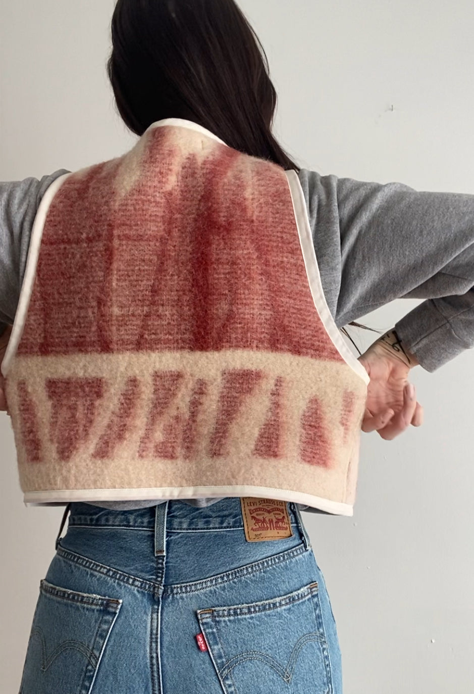 Upcycled Vintage Wool Vest